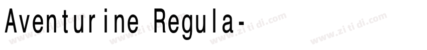 Aventurine Regula字体转换 Aventurine Regula字体转换